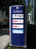Mnchen, Pylon, Lichtwerbung, Aussenwerbung, Leuchtkasten, Folienbeschriftung, LED-Ausleuchtung