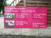 Hinweis Schild, Pink, Auen, 089 Werbung, Mnchen