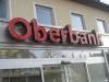 Rote LED Leuchtbuchstaben in Mnchen fr die Oberbank von 089 Werbung